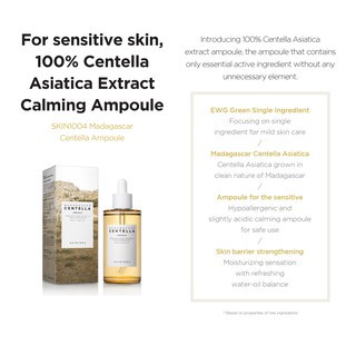 Tinh chất rau má giảm mụn làm dịu da Skin1004 Madagascar Centella Asiatica Ampoule 30ml/55ml/100ml