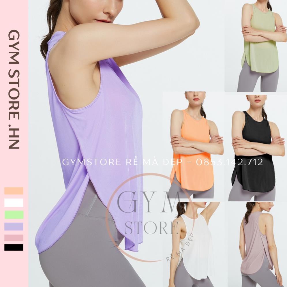 Áo Tanktop Thun Ba lô Nữ Tập GOLF Gym Yoga Dance Chạy Bộ Co Giãn Thấm Hút Mồ Hôi 018 ®️