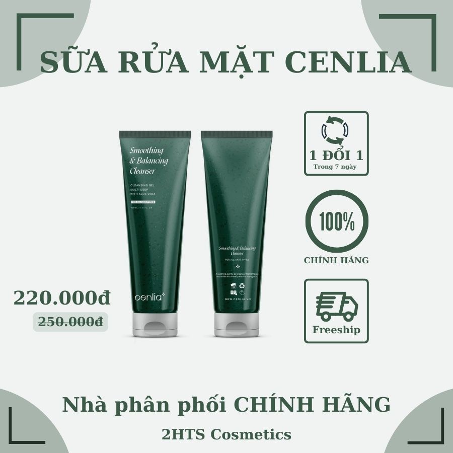 Sữa rữa mặt CENLIA (Tặng bông tẩy trang) - Cenlia CHÍNH HÃNG - làm sạch dầu nhờn bụi bẩn trên da, giúp làm sáng da, ngăn