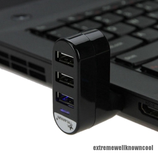 Bộ chia 3 cổng usb 2.0 cho pc laptop notebook mac