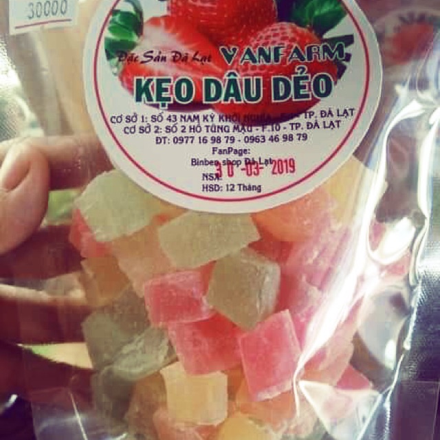 Kẹo dâu sữa Đà lạt 300g