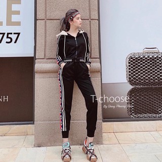 bộ quần áo thể thao nữ 🌱 FREESHIP đơn 150K🌱 bộ quần áo thu đông nữ kiểu dáng thời trang Hàn Quốc Siêu Hot