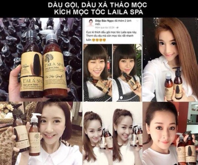 Bộ dầu gội chống rụng tóc - nhanh mọc tóc Laila spa (100% Authentic) | BigBuy360 - bigbuy360.vn