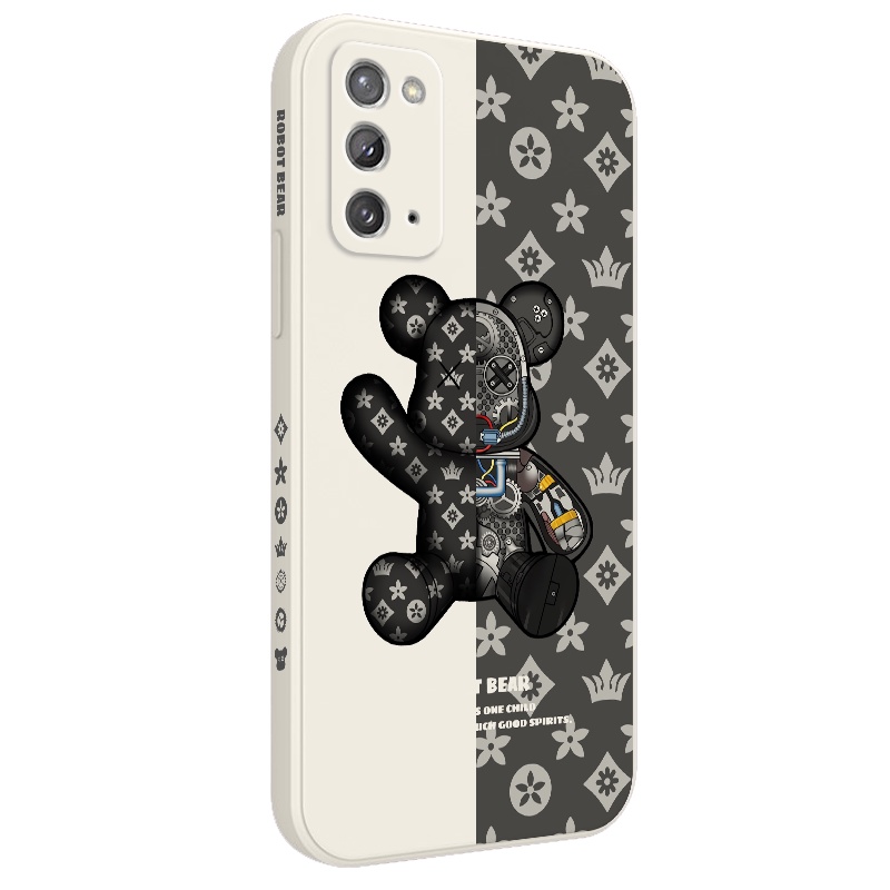 Ốp Điện Thoại Silicon Dẻo In Hình Gấu Cho Samsung Galaxy Note 20 Ultra 10 Plus 9