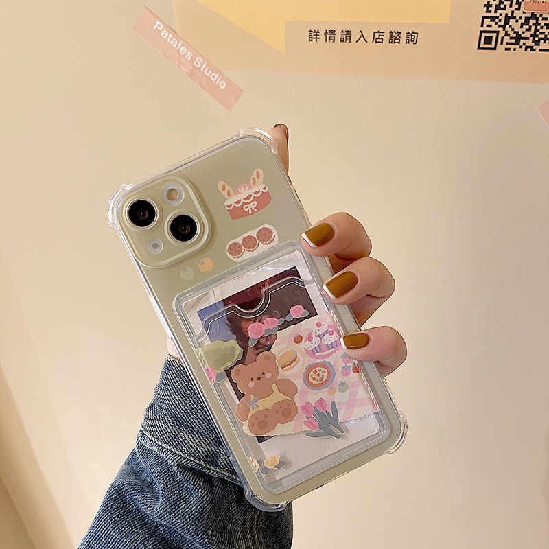 Ốp lưng IPhone dẻo TPU Gấu Picnic 6/6s/6plus/6splus/7/7plus/8/8plus/xs/11/12/13/14/pro/max/plus/promax TT23