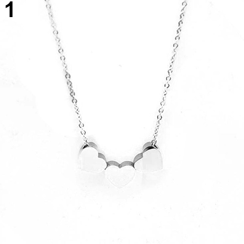 Dây chuyền hợp kim hình tim xinh xắn