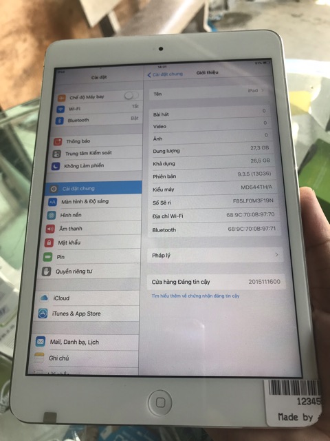 Ipad mini 16gb máy chính hang | BigBuy360 - bigbuy360.vn