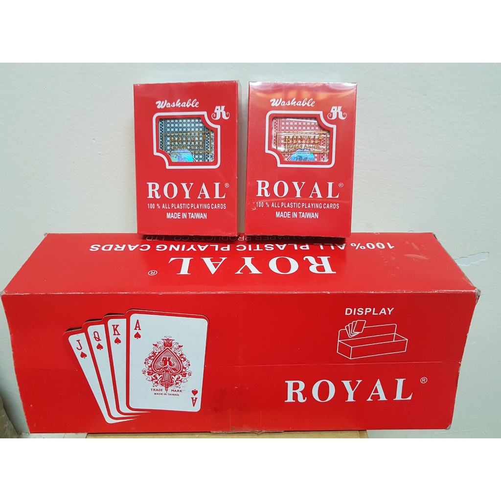 Bài Tây Nhựa Đài Loan Royal 100% Plastic