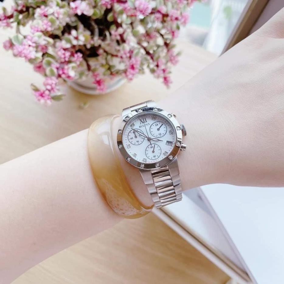 Đồng hồ nữ Bulova dây kim loại 96R202