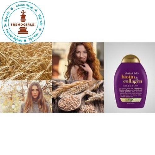 [mùi rất sang] Cặp Dầu Gội Xả Biotin And Collagen USA, 385ml giúp làm sạch tóc và bổ sung các dưỡng chất để bảo vệ tóc