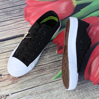 Giày Sneaker Chuck 2 Đen Nữ Cổ Thấp ZRF