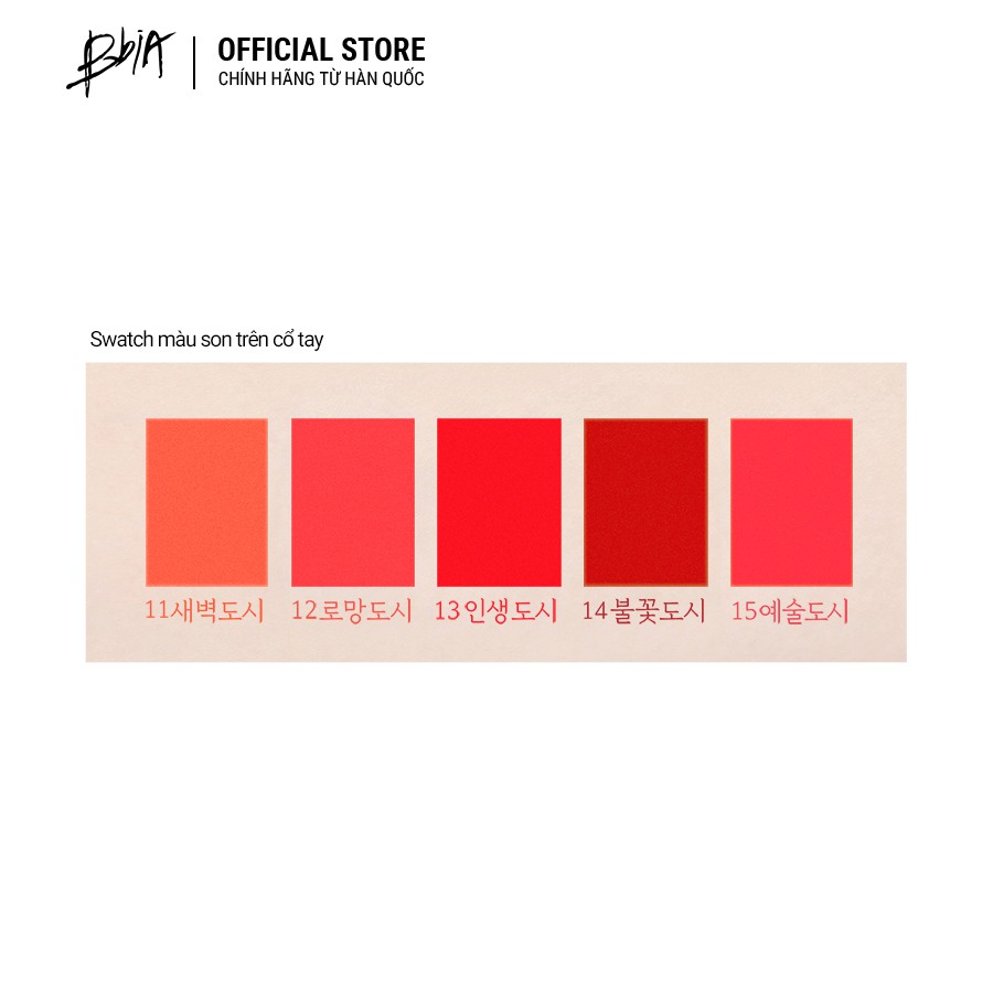 Son kem Bbia Blur Tint Version 3 (5 màu) 4.4g - Bbia Offical Store | Thế Giới Skin Care