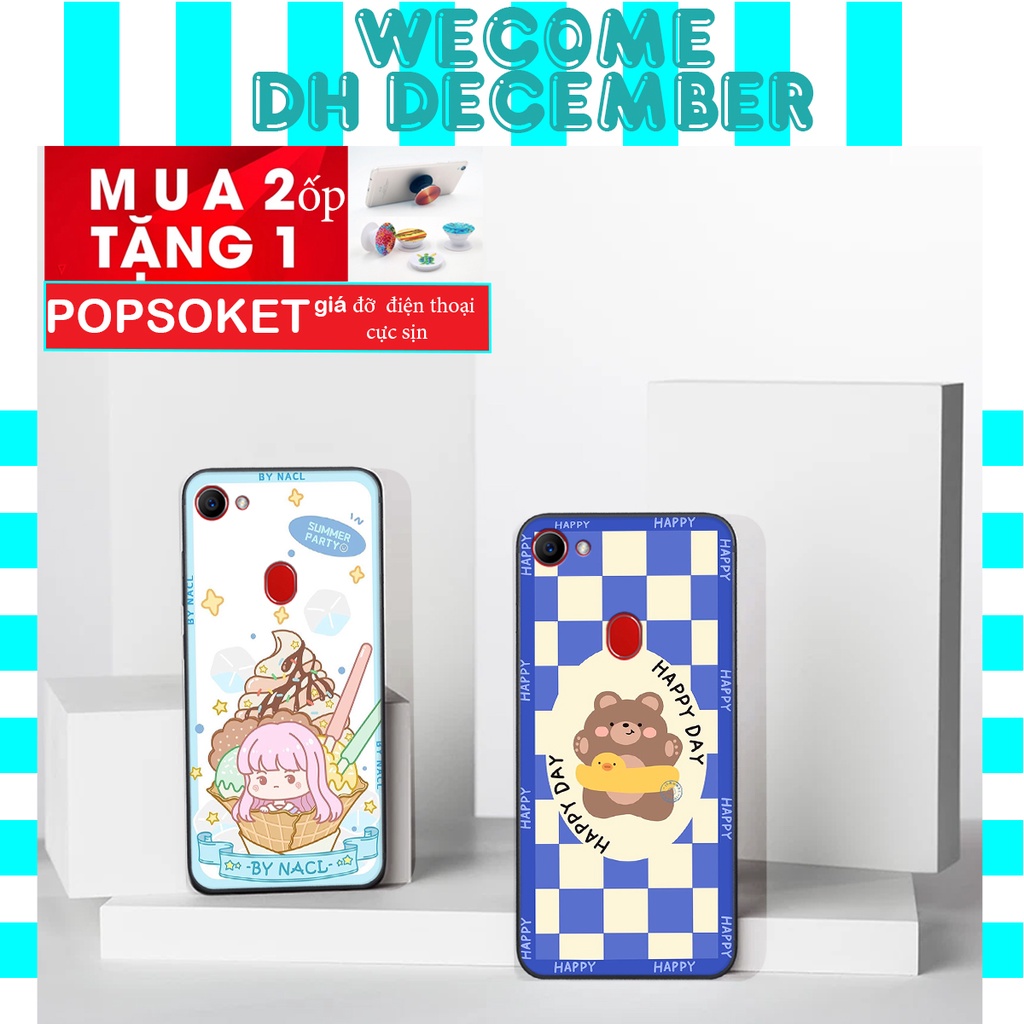 Ốp lưng Oppo F5 / F7  in hình 3D gấu mới nhất - sang - chảnh - ĐẸP- BỀN