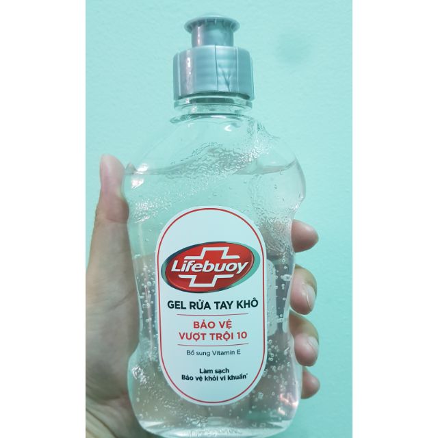 Gel Rửa Tay Khô Lifebuoy Bảo Vệ Vượt Trội 235ml