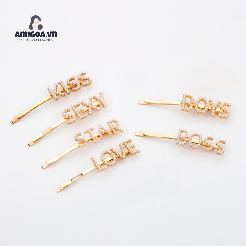 Kẹp Tóc Đính Ngọc Trai