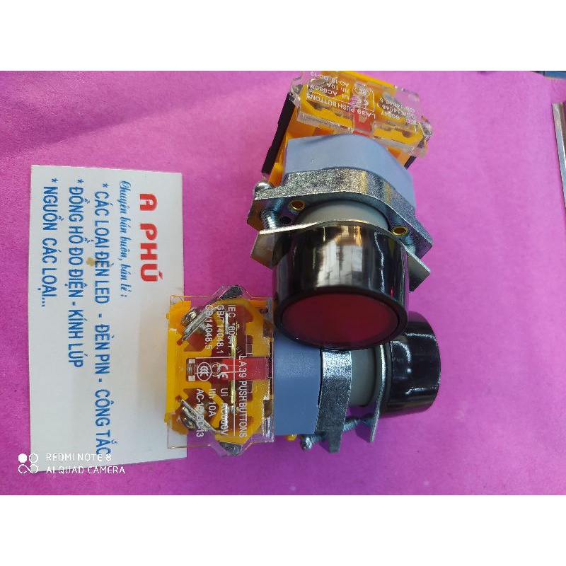 Nút nhấn nhả không đèn LA39 hàng tốt