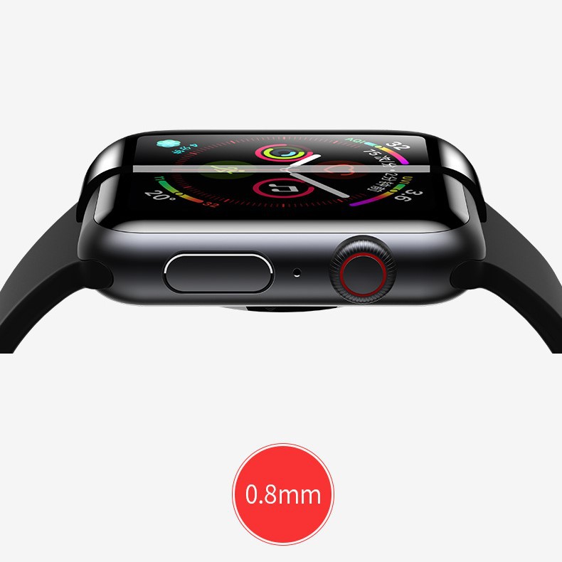 Ốp Case TPU Usams có kính dẻo bảo vệ mặt cho Apple Watch Size 40/44mm