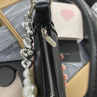 Túi Ck mini hobo ĐEN - HỒNG fullbox