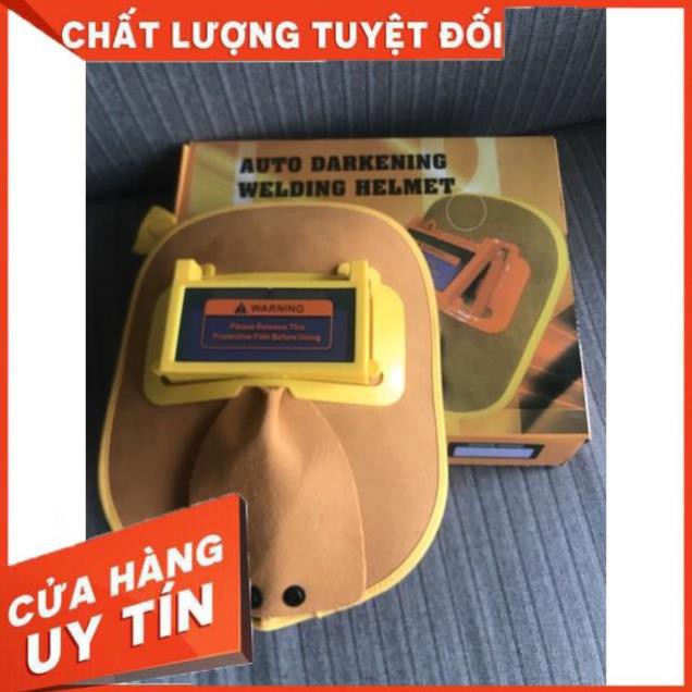 Mặt nạ hàn điện tử bằng da - VT18