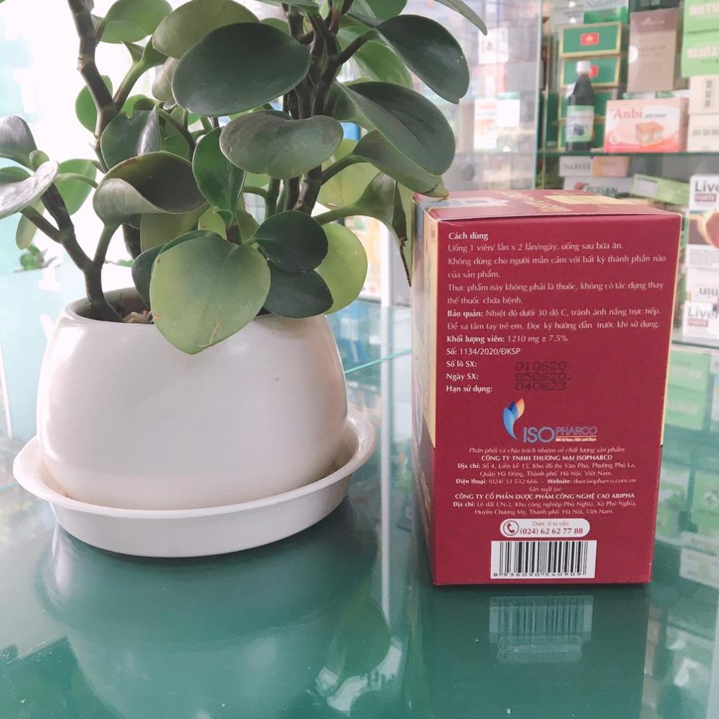 VITAMIN 8B WITH GINSENG + LINHZHI Isopharco - Hỗ trợ tăng sức đề kháng, phục hồi sức khỏe ốm dậy (100 viên)