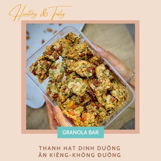 THANH HẠT DINH DƯỠNG ĂN KIÊNG KHÔNG ĐƯỜNG (GRANOLA BAR)