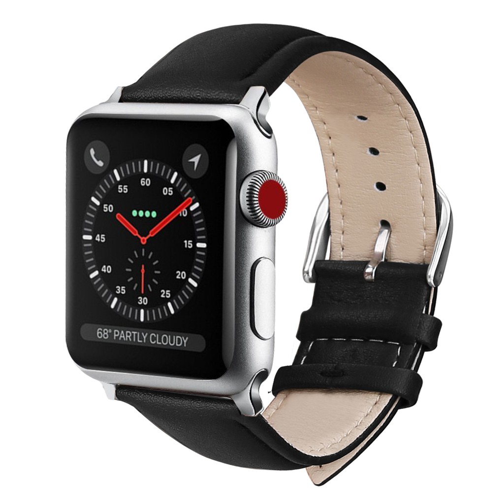Dây Đeo Bằng Da Thời Trang Cho Đồng Hồ Thông Minh for Apple Watch Ultla 1 / 2 / 3 4 5 6 7 8 38Mm 42Mm 40mm 44mm 41mm 45mm 49mm