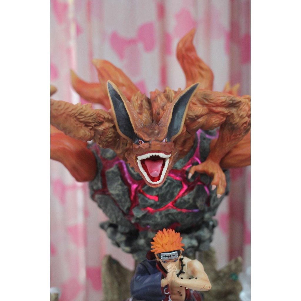 Mô hình Pain cữu vĩ có led cao 44cm cực đẹp siêu chất siêu nét - Mô hình Naruto