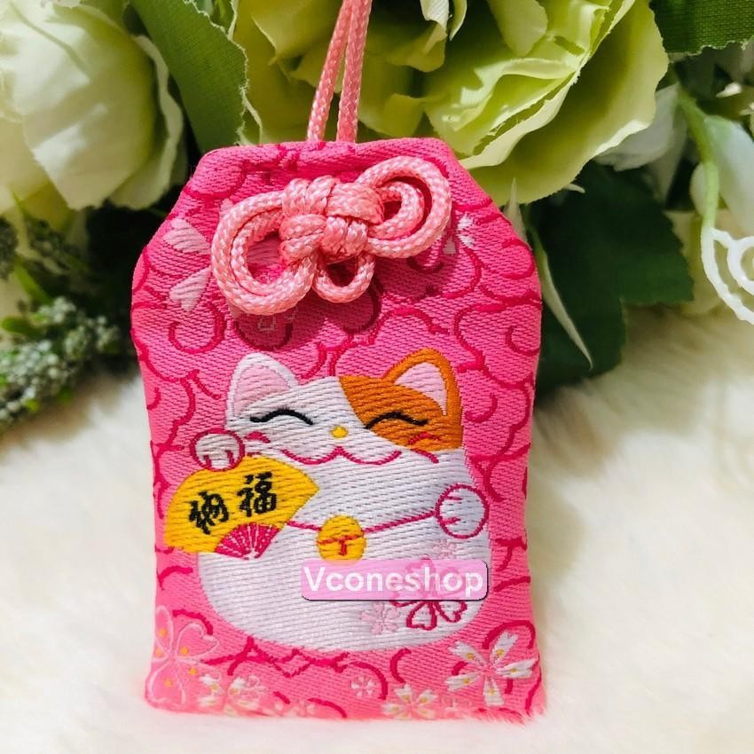 Túi Phước như ý Omamori Bọc Vỏ Silicon quà tặng xinh xắn nhiều ý nghĩa