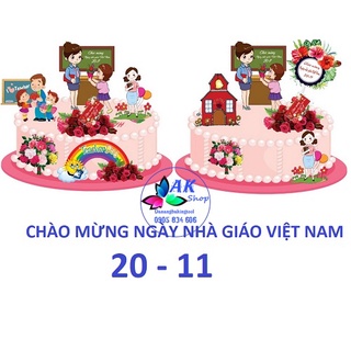 SET 6 TOPPER GIẤY 20/11