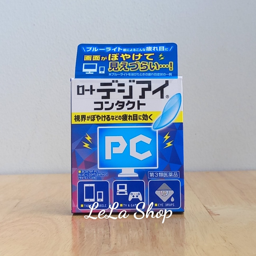 Nước Nhỏ Mắt PC Contact Giảm Tia Bức Xạ Từ Máy Tính Và Điện Thoại Dành Cho Bạn Đeo Lens