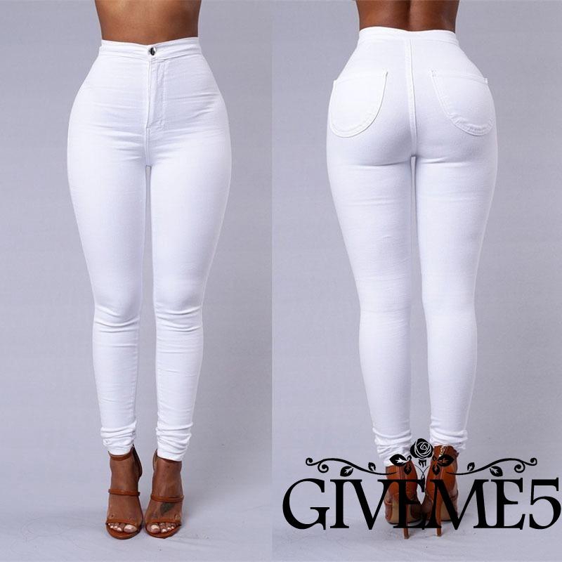 Quần skinny cạp cao thời trang cho nữ nhiều màu size UK 6 8 10 12 14 UK