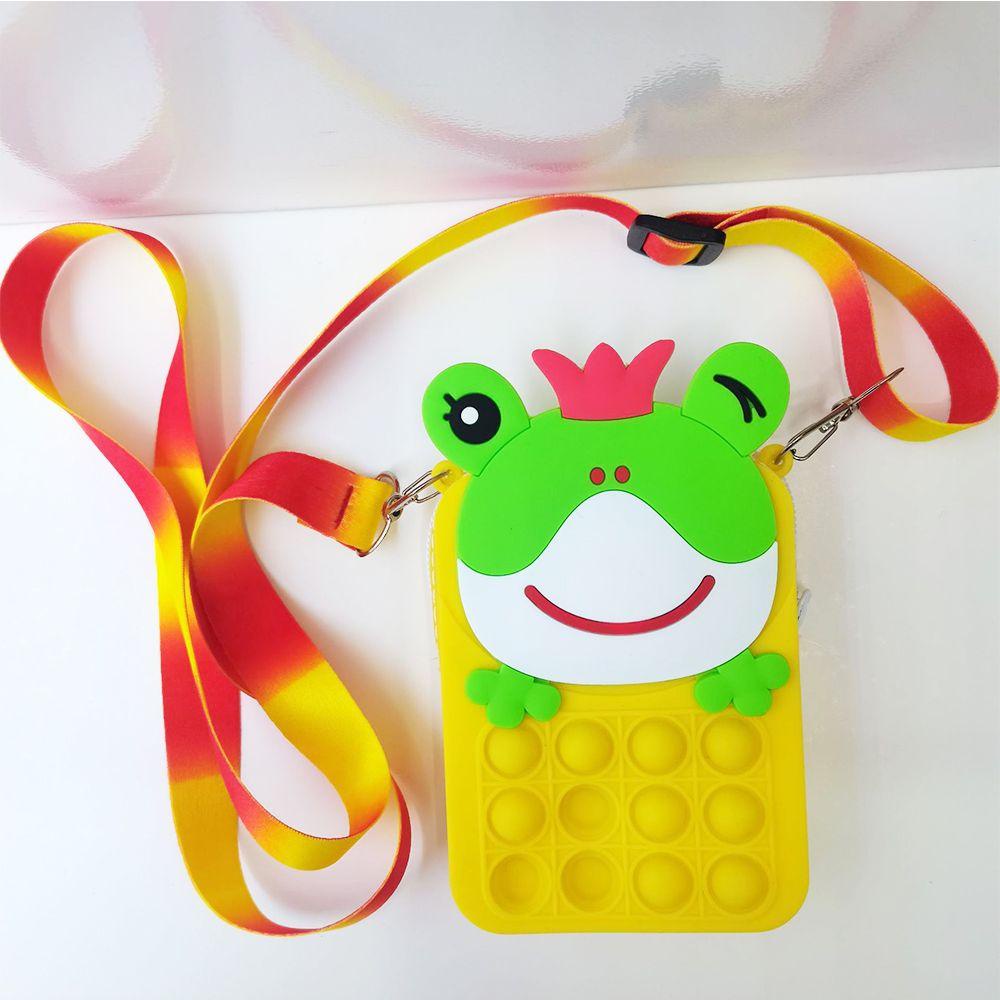 Herietta Túi Bong Bóng Đeo Chéo Vai Đựng Tiền Xu Đồ Chơi Fidget Spinner Bằng Silicon Hình Heo Hoạt Hình