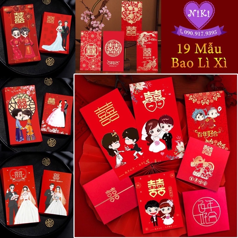 *10 Bao Lì Xì Cưới Nạp Tài, Mâm Quả, Nhiều Mẫu Sang Xịn Chảnh Lạ.