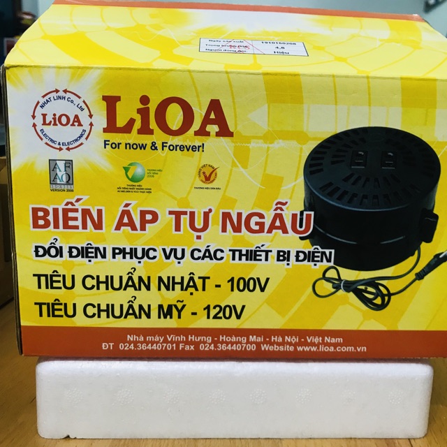 Ổ chuyển điện 220v sang 100-110 vôn 1500w