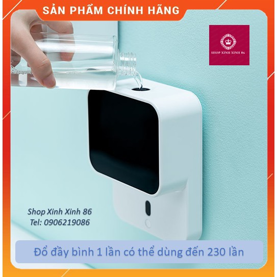 Máy Rửa Tay Cảm Biến Treo Tường Hiển Thị Nhiệt Độ Thông Minh [MẪU MỚI – TREO TƯỜNG] Máy Rửa Tay Tạo Bọt Tự Động Sạc Pin