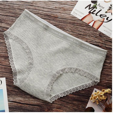 Quần lót nữ giá rẻ🔥FREESHIP🔥QUẦN COTTON TĂM CẠP VIỀN REN CHỮ | WebRaoVat - webraovat.net.vn