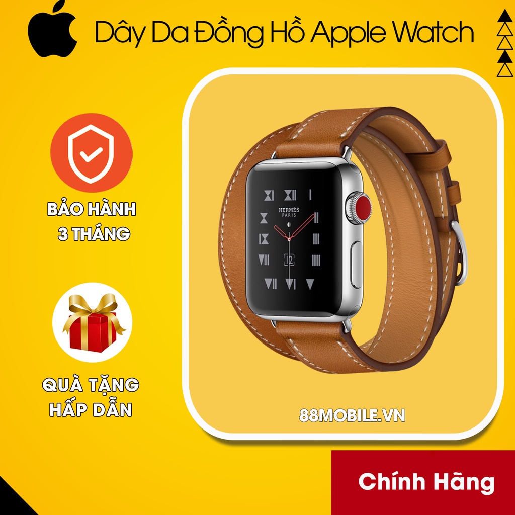 Dây Da Apple Watch Cao Cấp Rất Nhiều Màu Sắc Đủ Size 38mm/40mm/42mm/44mm 88Mobile