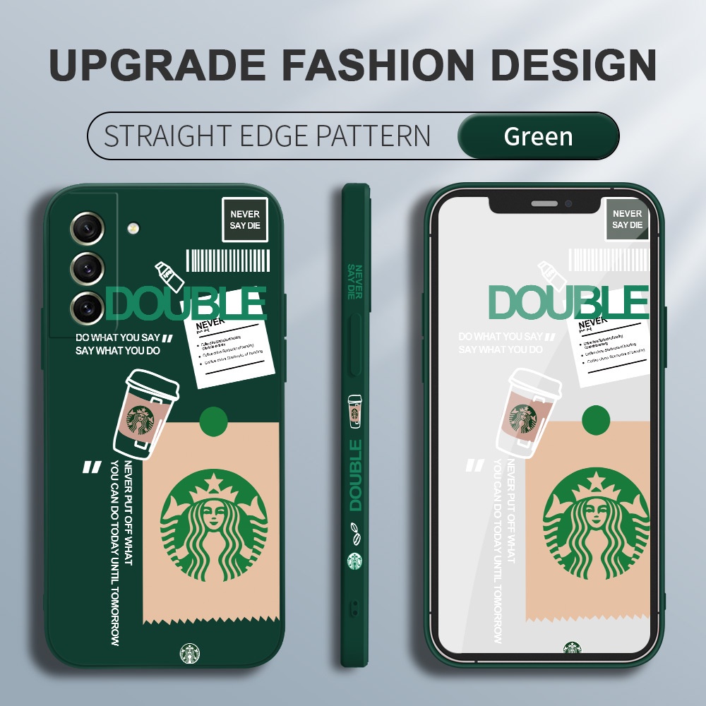 Ốp Điện Thoại Silicon Dẻo Họa Tiết Logo Starbucks Độc Đáo Cho Samsung Galaxy S22 Plus Ultra S21 FE 5G