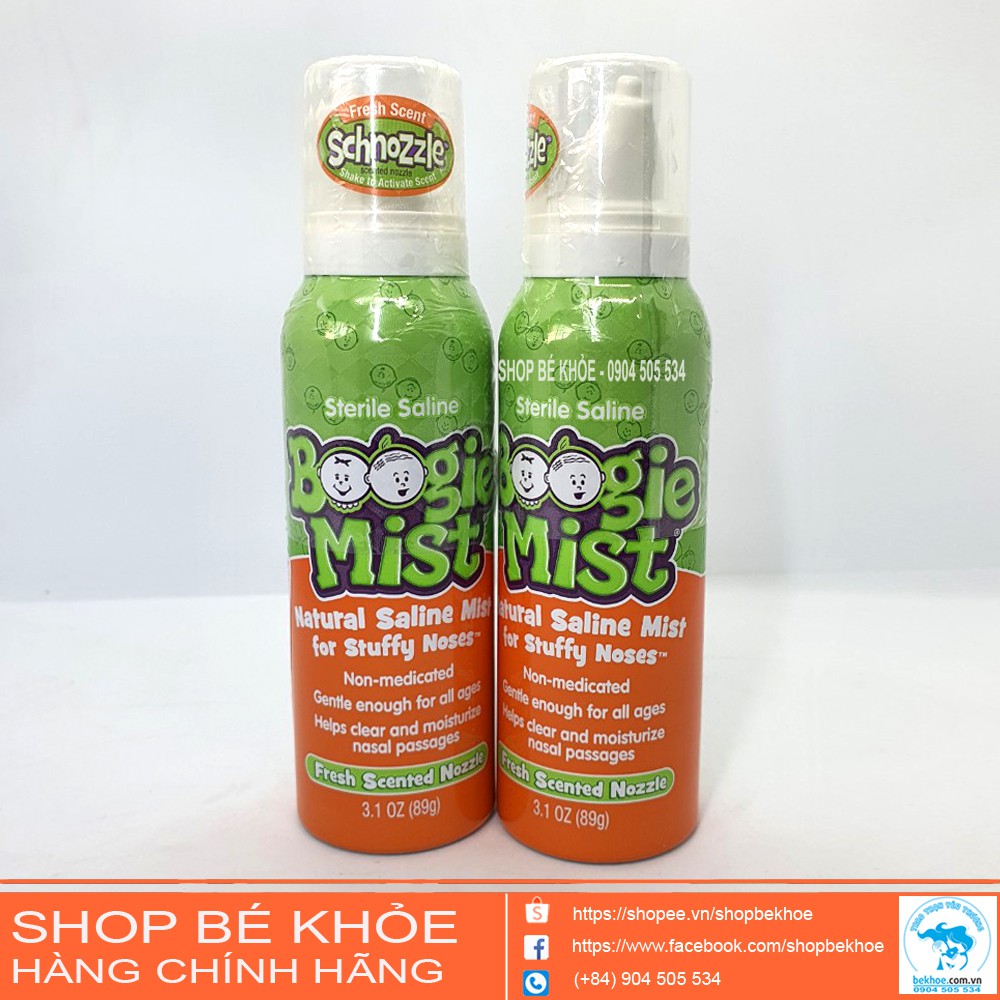 Xịt mũi kháng khuẩn Boogie Mist 89ml - Mỹ