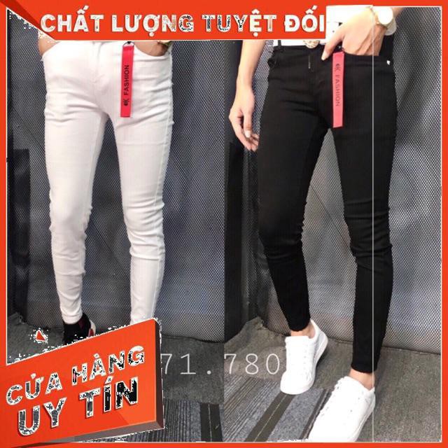 [SALE TẾT] Quần jean nam den trơn và trắng trơn cao cấp giá cực rẻ | BigBuy360 - bigbuy360.vn