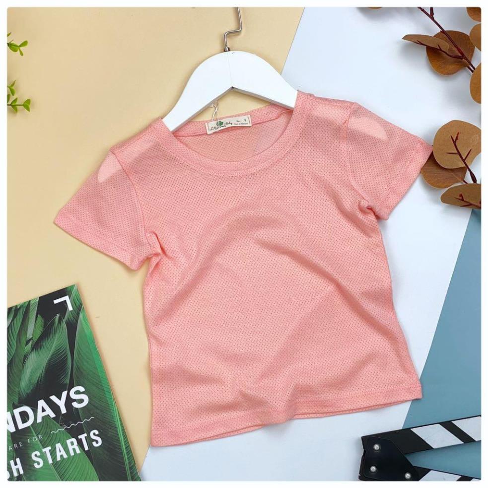 Áo LITIBABY bé trai vải lưới trơn AVL01