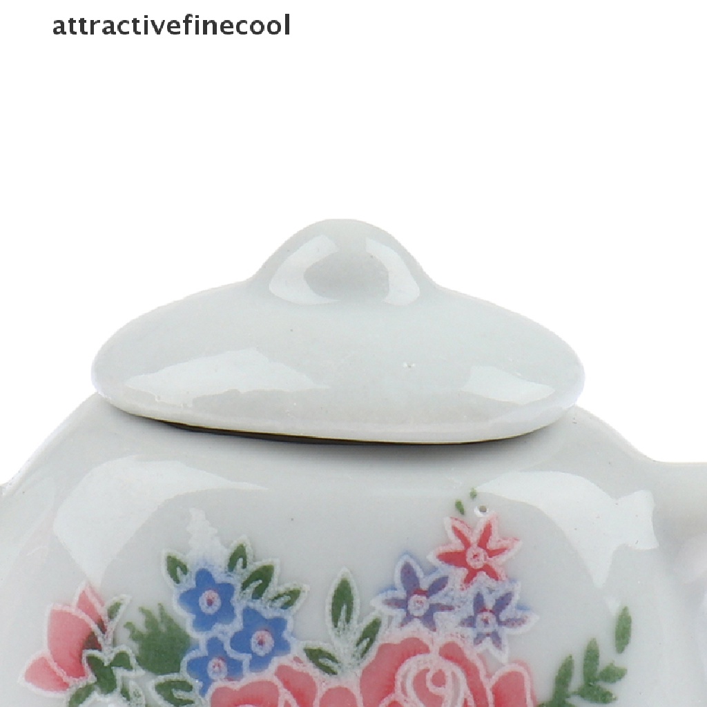 Bộ Cốc Và Ấm Tách Uống Trà Đồ Chơi Búp Bê Cỡ 1 / 12