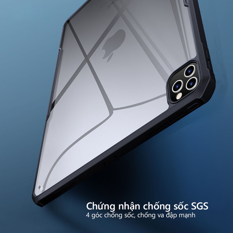 Ốp lưng XUNDD iPad Pro 11' ( M1 2021 / 2020 / 2018 ) Mặt lưng trong, Viền TPU, Chống sốc