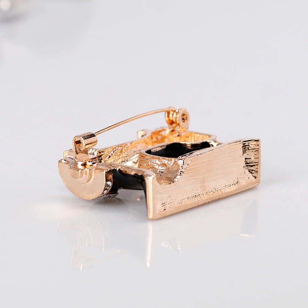 Ghim Cài Áo Hình Máy May Đính Đá Nhân Tạo Đẹp Mắt Cho Nữ