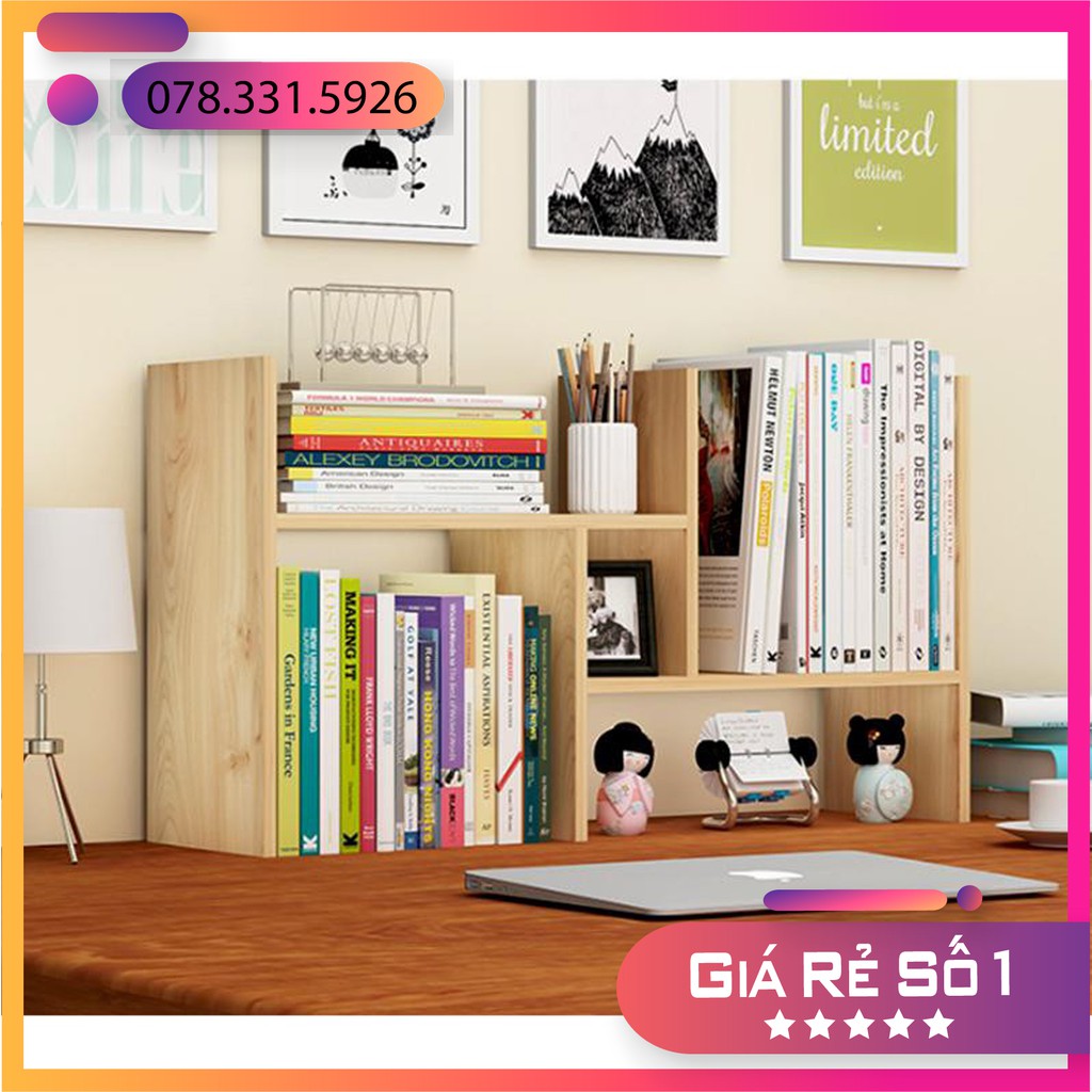⚡ Xã kho ⚡ Kệ Sách Để Bàn Gỗ lắp ghép đa năng làm việc tiện lợi thông minh | BigBuy360 - bigbuy360.vn