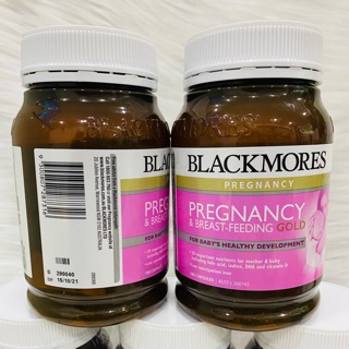 [Date 10/2021]-Vitamin bầu tổng hợp Blackmore Pregnancy & Breast-Feeding Gold 180 viên