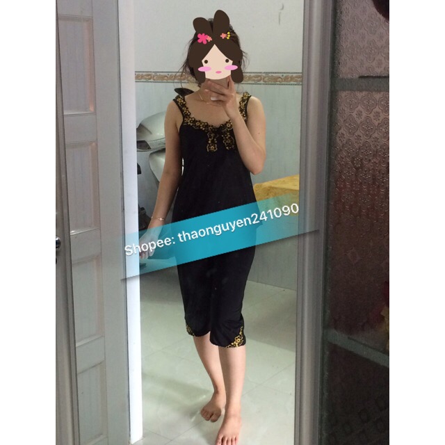 Bộ đồ ngủ thun lạnh lửng MS03 có nhiều màu | BigBuy360 - bigbuy360.vn