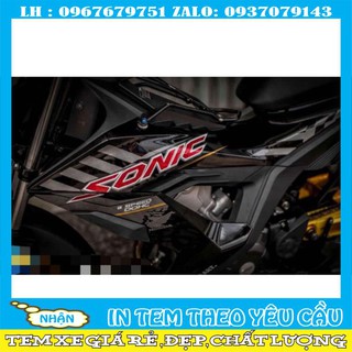 TEM RỜI SONIC 150 ĐEN