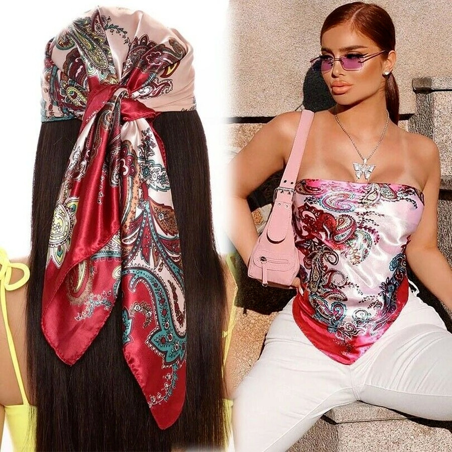 Khăn Xếp In Họa Tiết Phong Cách Bohemian Dành Cho Nữ