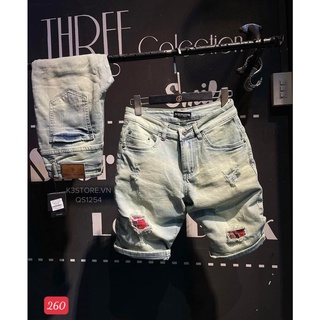 Quần short jean nam mẫu mới đẹp giá rẻ,quần bò ALi 260